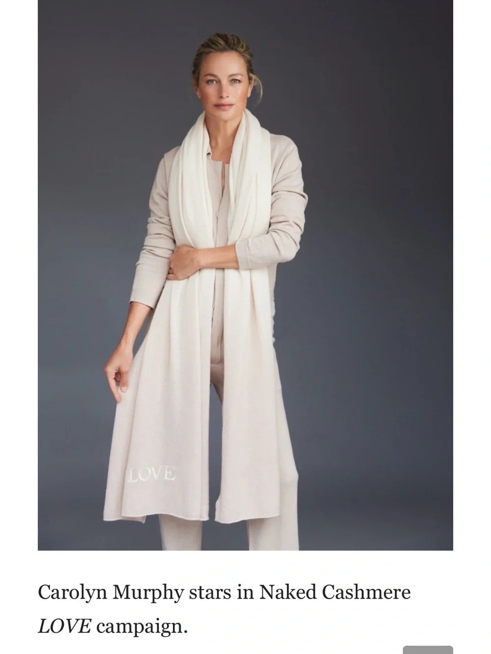 Naked Cashmere Love Wrap Long Scarf Shawl
